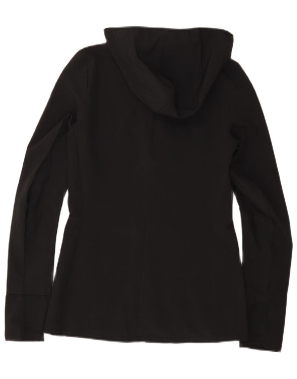 Adidas Veste de survêtement à capuche pour femme UK 0/2 2XS Noir Polyester