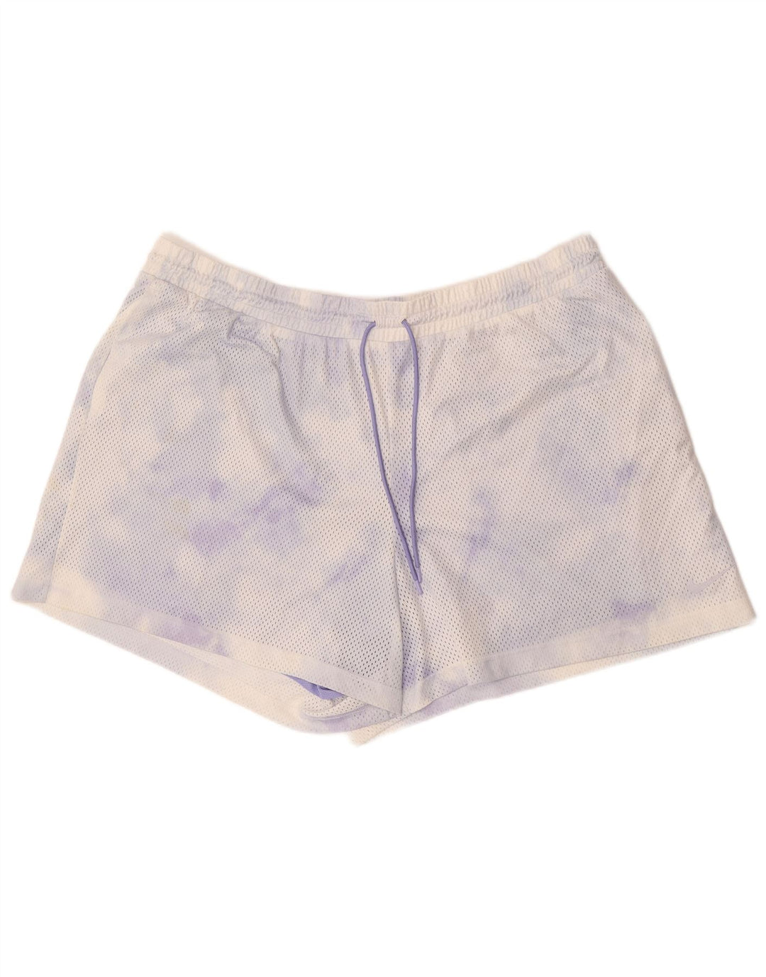 Nike Short de sport pour femme UK 20 2XL Blanc Tie Dye Polyester