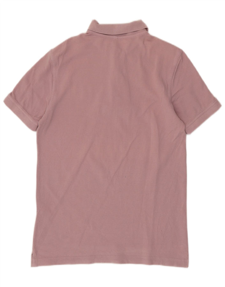 BENETTON Polo Homme Rose Moyen Coton