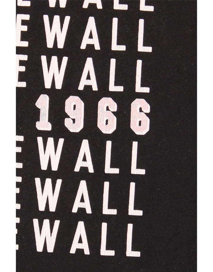 Vans T-shirt graphique pour femme UK 46 Large Noir Polyester