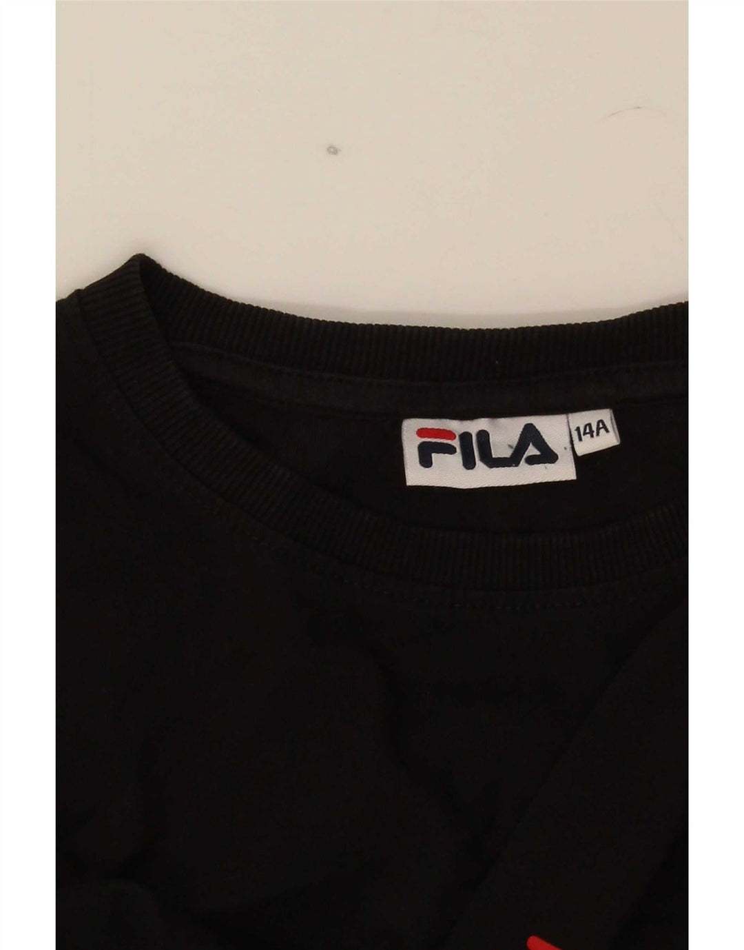 Fila T-Shirt Garçon 13-14 ans Noir Rayé