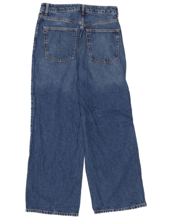 Marks & Spencer Jean large pour femme UK 12 Medium W30 L28 Bleu Coton