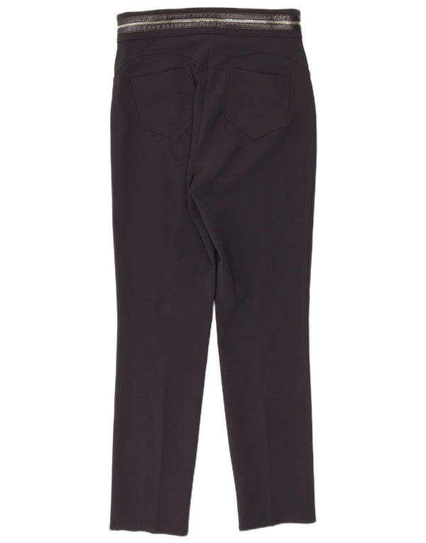 Elisabetta Franchi Womens High Waist Casual Trousers IT 42 Medium W26 L26 B
