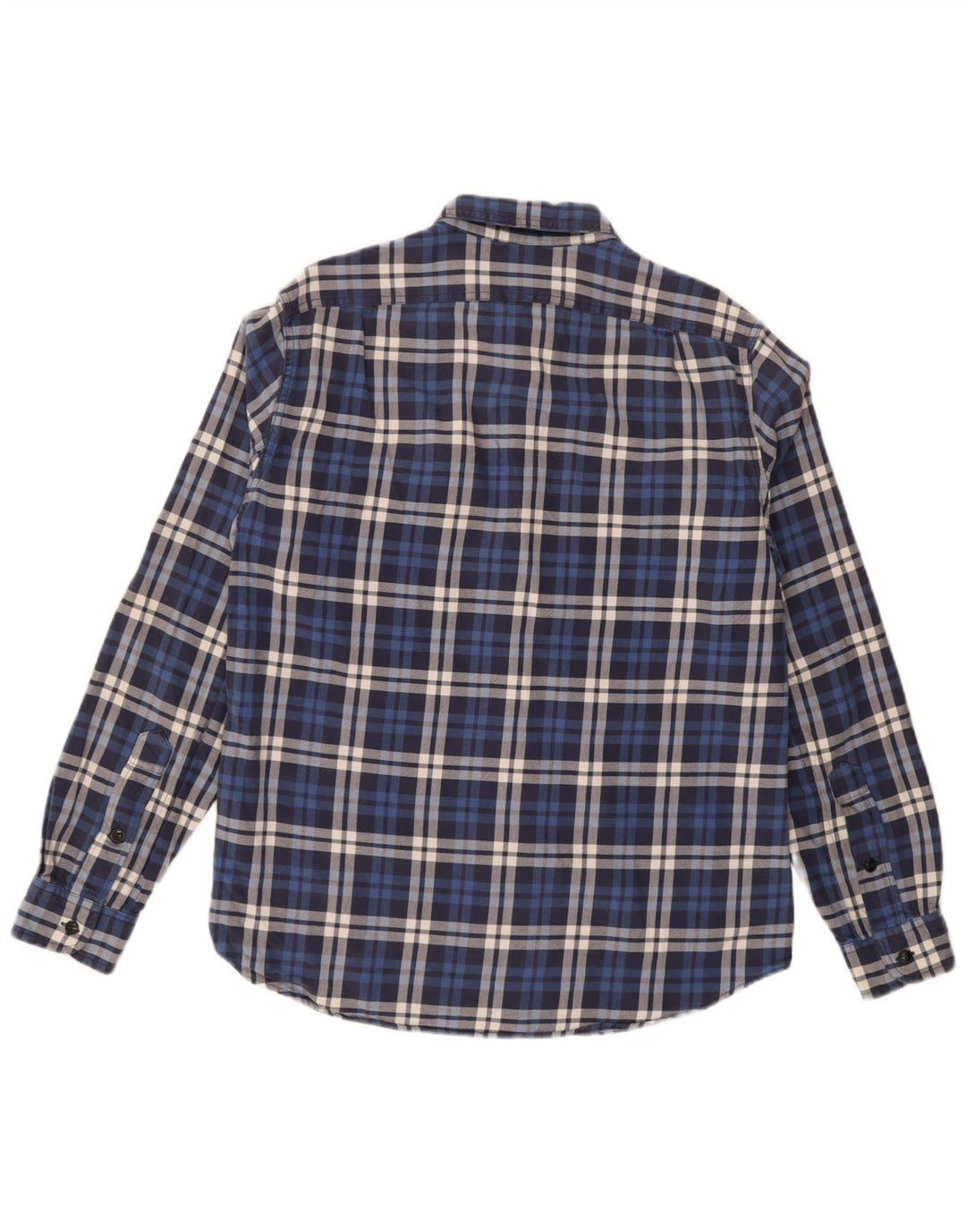 J. Crew Chemise Flanelle Homme Bleu Moyen Carreaux