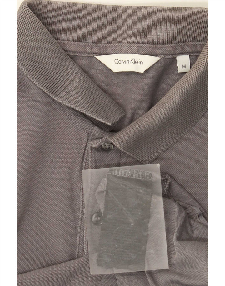 Calvin Klein Polo Homme Gris Moyen Coton