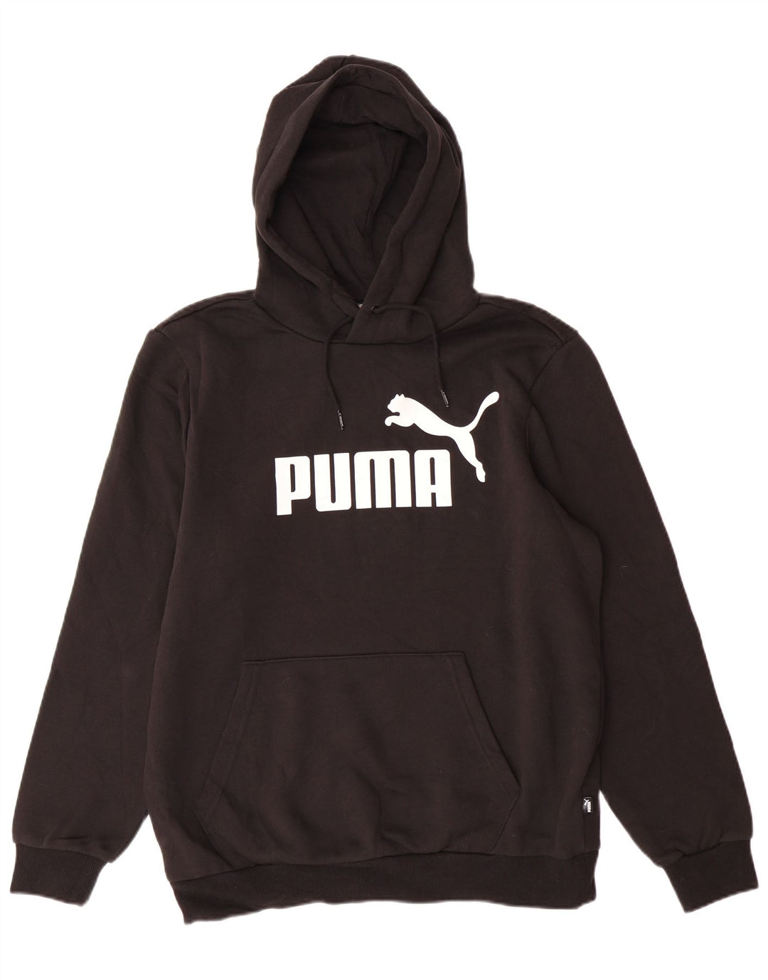 PUMA Sweat à Capuche Graphique Homme Noir Moyen Coton