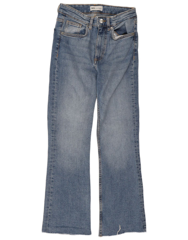 Zara Jean Bootcut Femme EU 36 XS W26 L26 Bleu