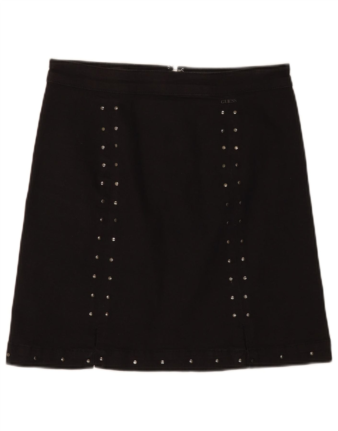 Guess Mini-jupe W29 en coton à pois noir moyen pour femme