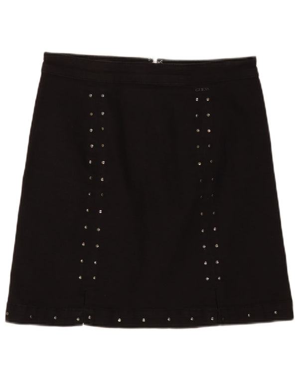 Guess Mini-jupe W29 en coton à pois noir moyen pour femme
