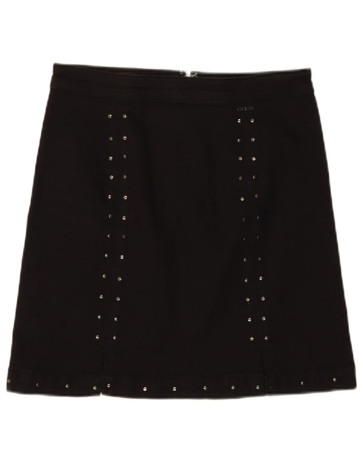 Guess Mini-jupe W29 en coton à pois noir moyen pour femme