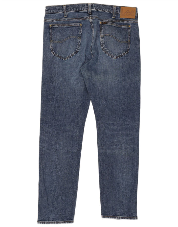 Lee Jean Slim Rider W36 L32 Homme Bleu Coton