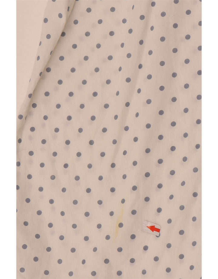 Emmanuel Schvili Chemise Femme UK 18 XL Blanc Taché