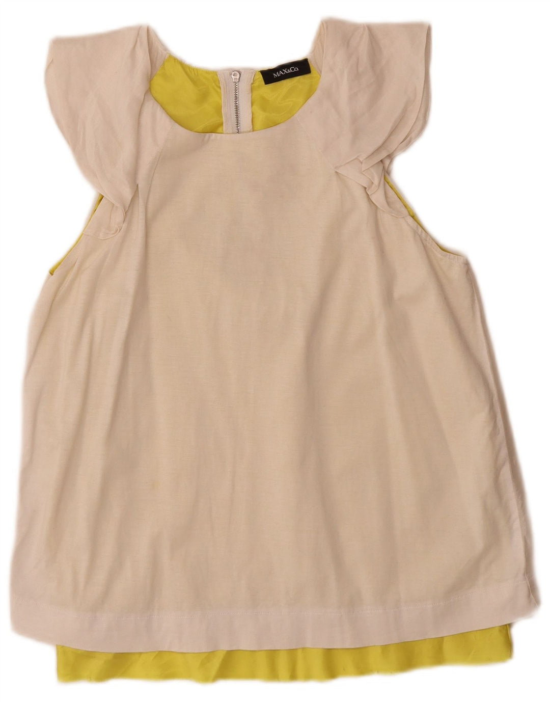 Max&Co. Chemisier Femme UK 12 Medium Off White