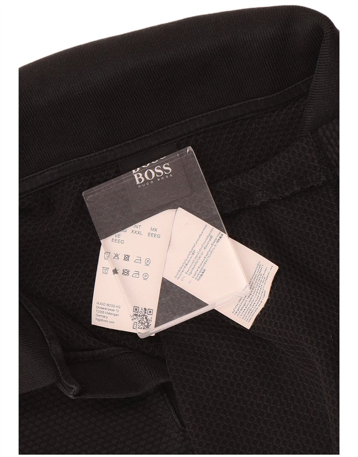 Hugo Boss Polo Homme 3XL Coton Noir