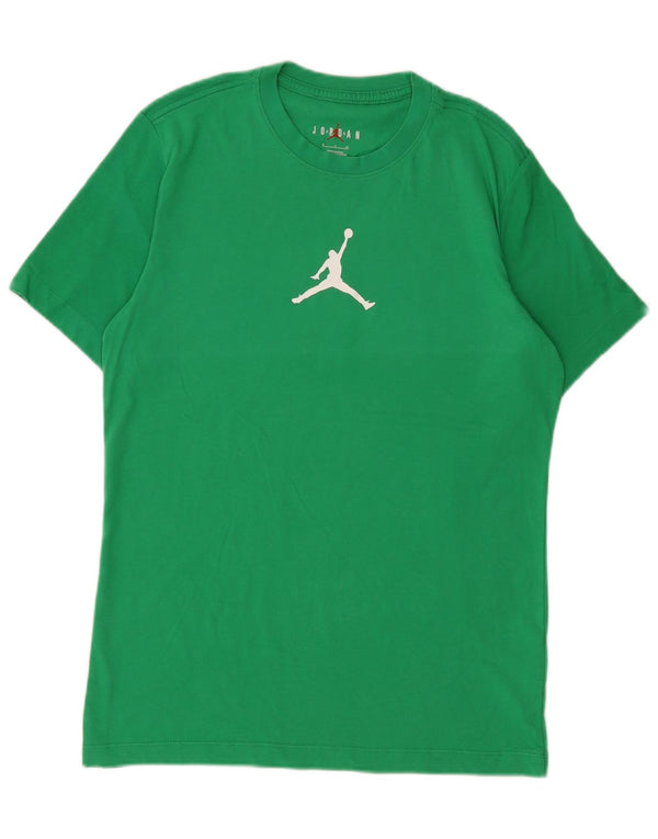 Jordan T-shirt graphique pour homme en coton vert petit