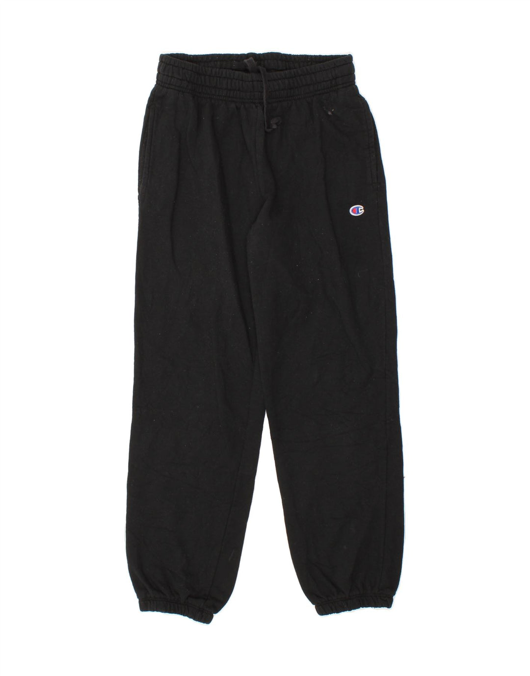 CHAMPION Womens Tracksuit Trousers Joggers UK 10 Small Black Polyester Vintage Champion and Second-Hand Champion from Messina Hembry 