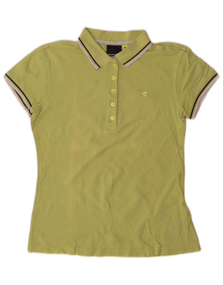 Diadora Polo Femme UK 12 Coton Vert Moyen