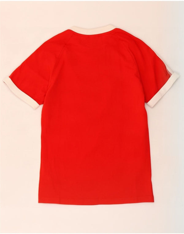 Adidas T-Shirt Homme Haut Petit Rouge Colorblock Coton