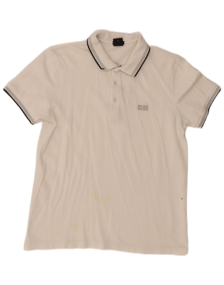 Hugo Boss Polo Homme Blanc Moyen