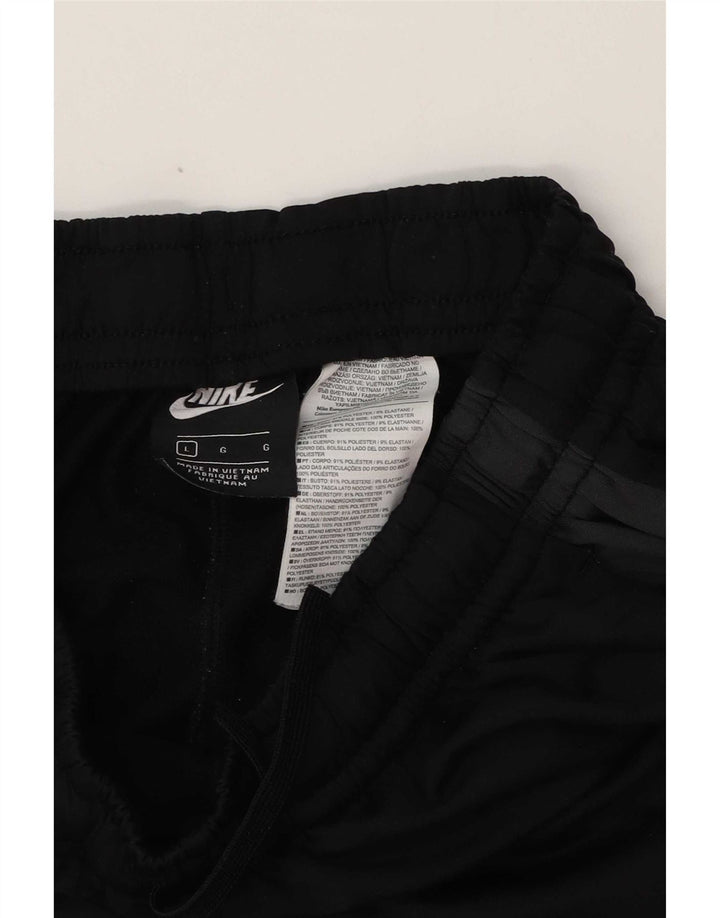 Nike Pantalon de survêtement pour homme Pantalon de jogging Large Noir Colorblock Polyester