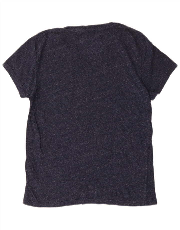 Jack Wills T-Shirt Homme Bleu Marine Moyen Moucheté Coton