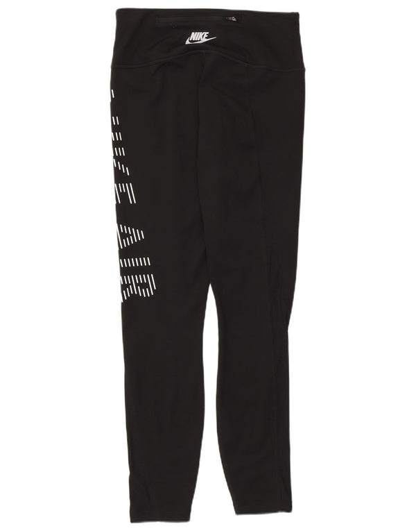 Nike Legging graphique Dri Fit pour femme UK 8 Small Noir