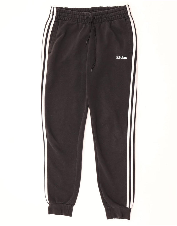 Adidas Pantalon de survêtement pour femme Joggers UK 12/14 Coton noir moyen