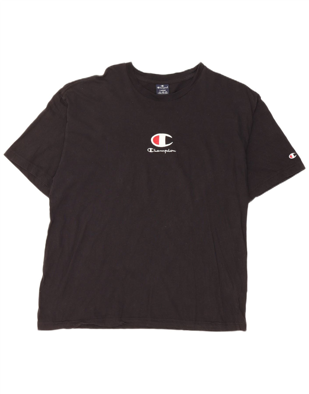Champion T-Shirt Graphique Homme Grand Noir Coton