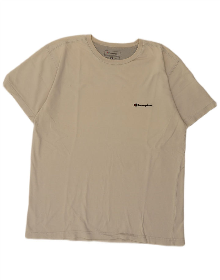 Champion T-Shirt Homme Haut Large Coton Beige