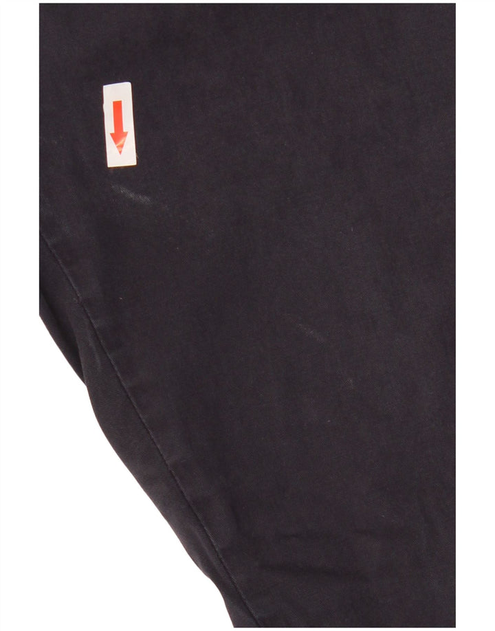 Marks & Spencer Pantalon Chino Droit Femme W38 L28 Bleu Marine