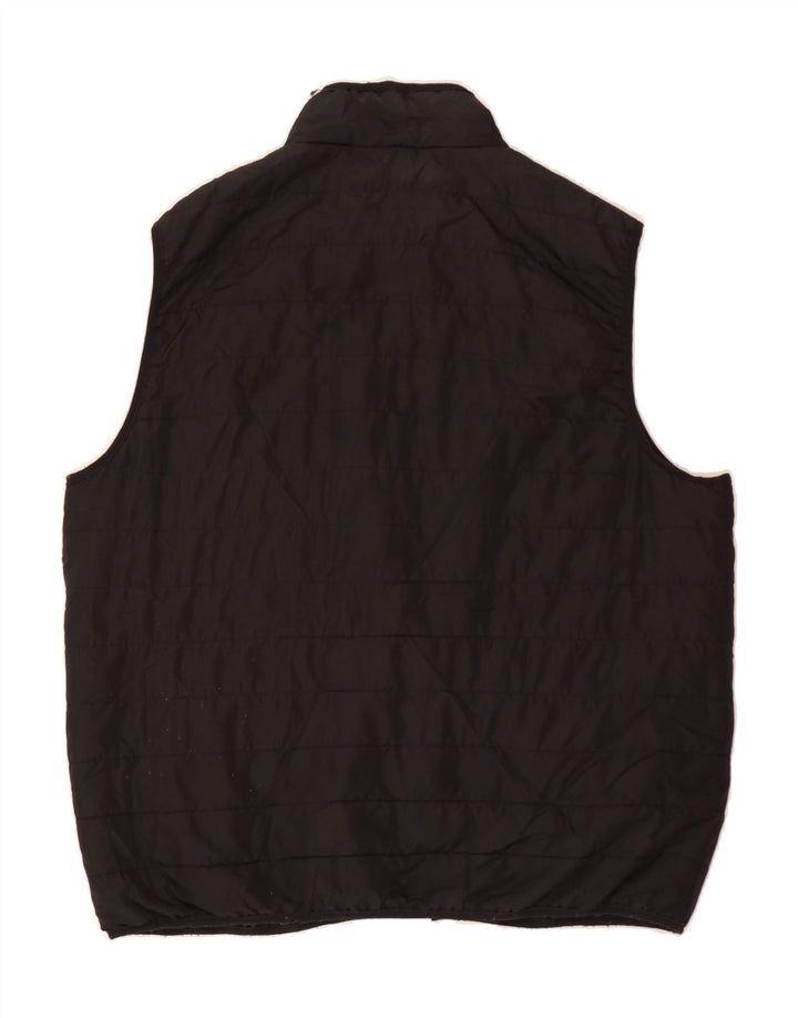 CHAPS Mens Gilet UK 42 XL Black Polyester Vintage Chaps and Second-Hand Chaps from Messina Hembry 