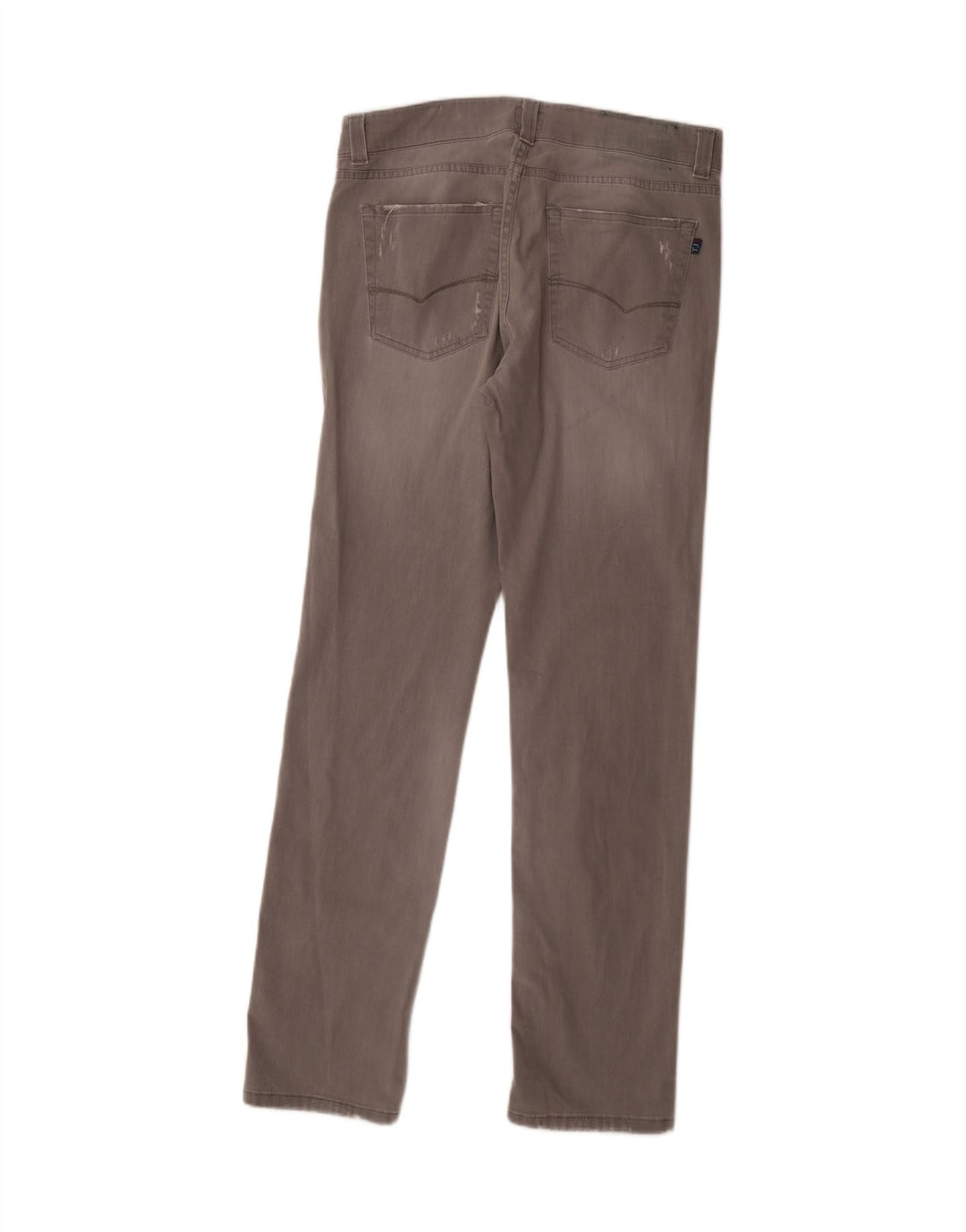 TRUSSARDI JEANS Mens Slim Jeans W33 L33 Grey Cotton Vintage Trussardi Jeans and Second-Hand Trussardi Jeans from Messina Hembry 