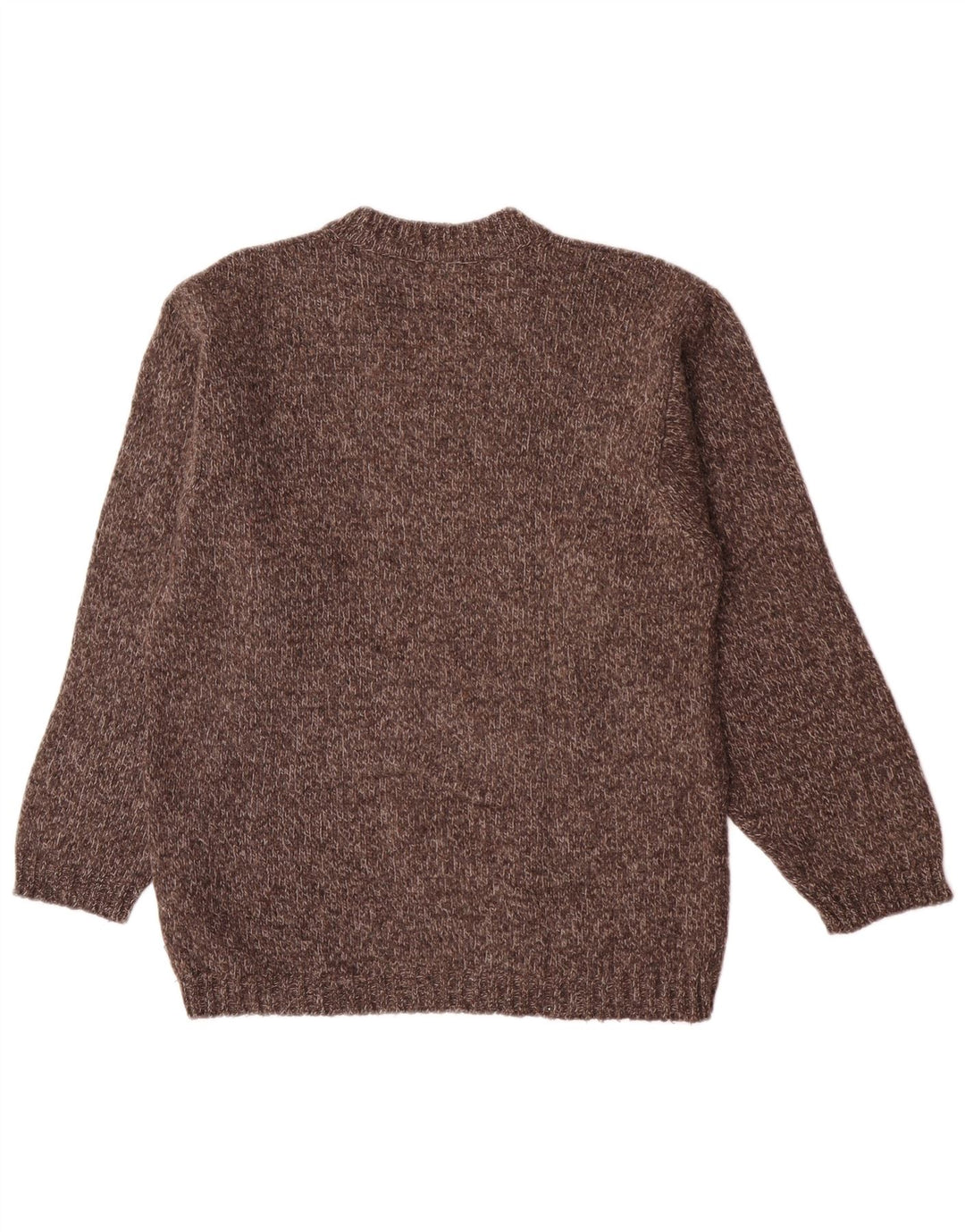 Calvin Klein Pull Col V Homme Marron Moyen