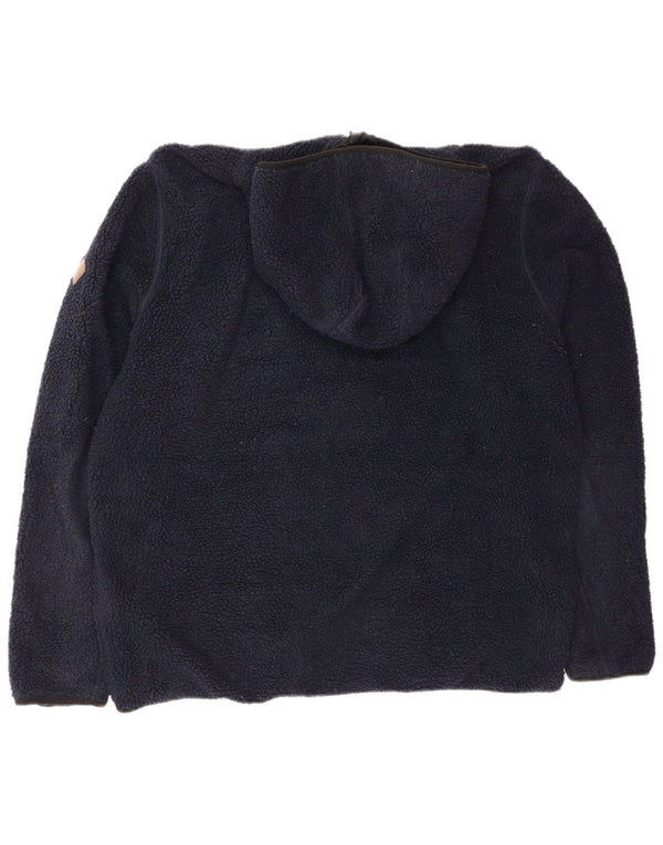 Saltrock Veste polaire à capuche pour homme UK 42 XL Bleu marine Polyester