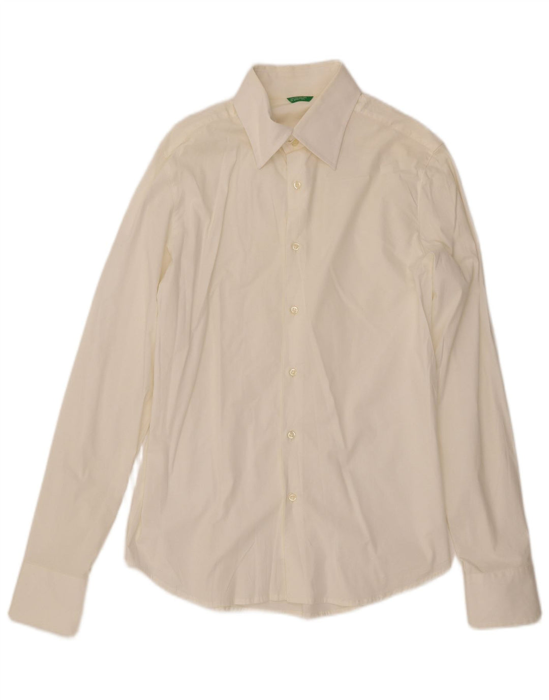 BENETTON Chemise Homme Blanc Moyen