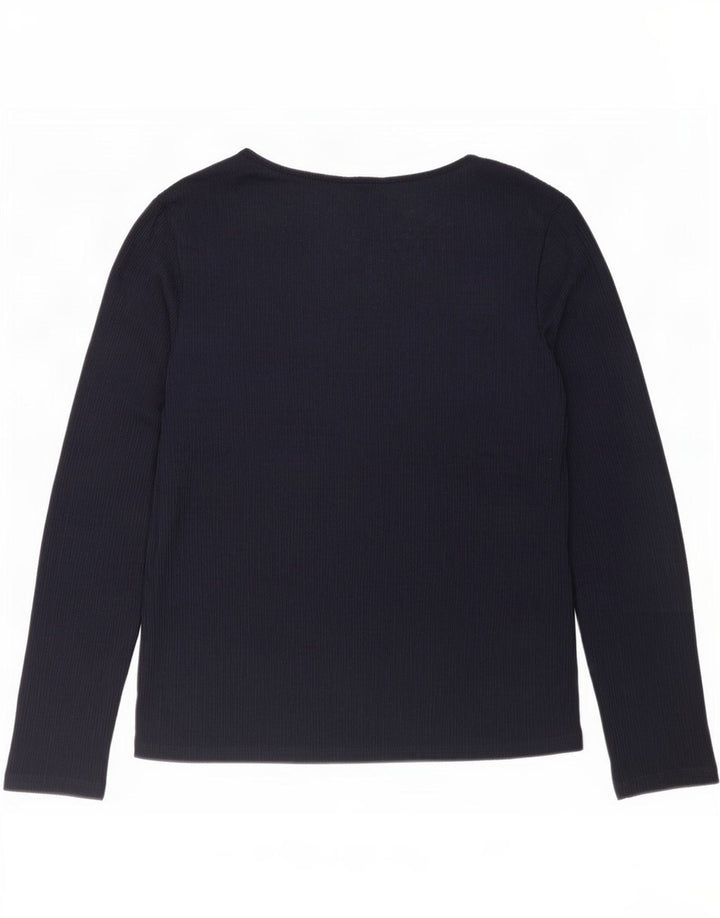 Marks & Spencer Chemisier à manches longues pour femme UK 16 Large Bleu marine