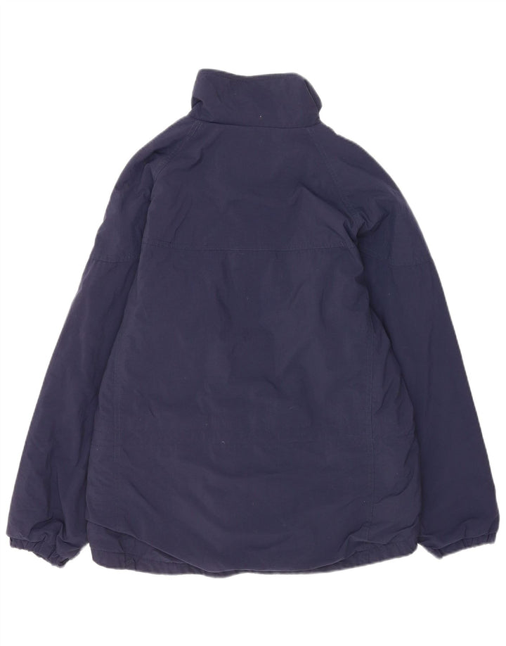 Columbia Veste coupe-vent surdimensionnée pour femme UK 14 Bleu marine moyen