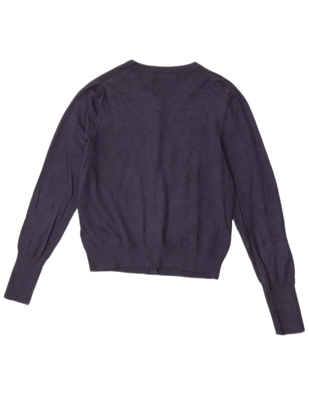 Marks & Spencer Cardigan pour femme en viscose bleu marine moyen UK 12