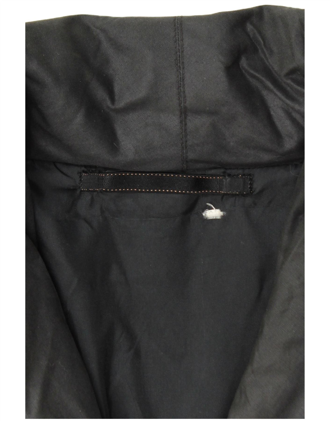 VINTAGE Femmes Loose Fit Coupe-vent Manteau UK 20 2XL Noir Imprimé Animal