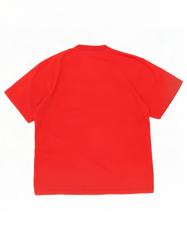 Fila Mens Graphic T-Shirt Top XL Red Cotton