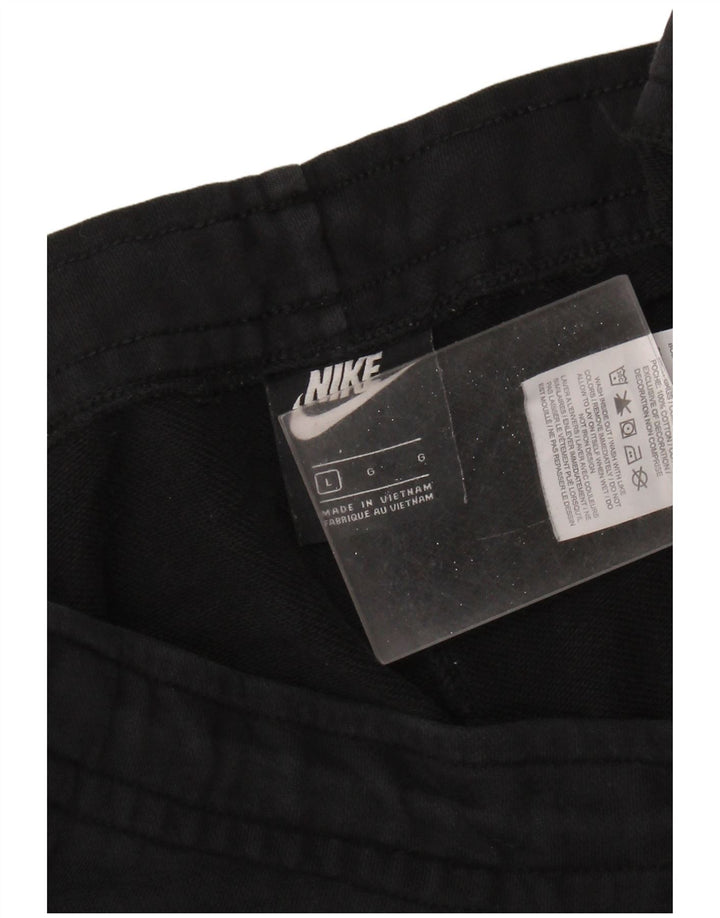 Nike Short de sport pour femme UK 16 Large Noir Coton
