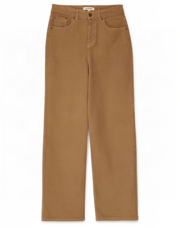 Marks & Spencer Pantalon taille haute en velours côtelé pour femme UK 12 Medium W28 L30 Br