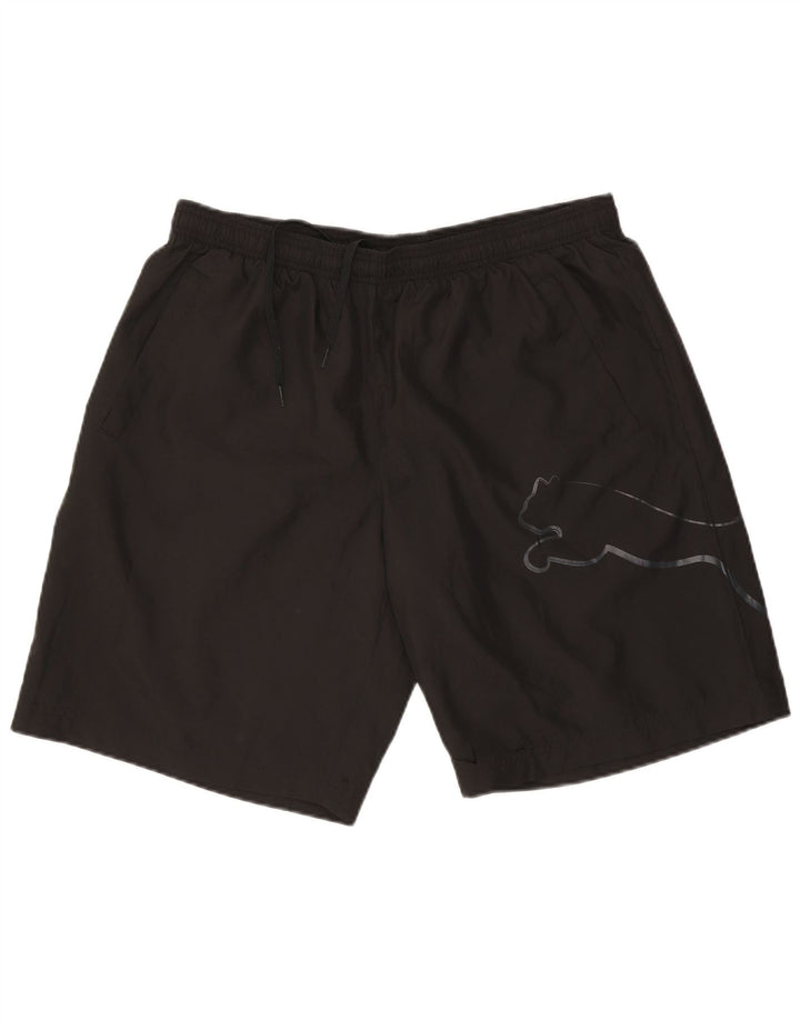 Puma Short de Sport Graphique Homme XL Noir