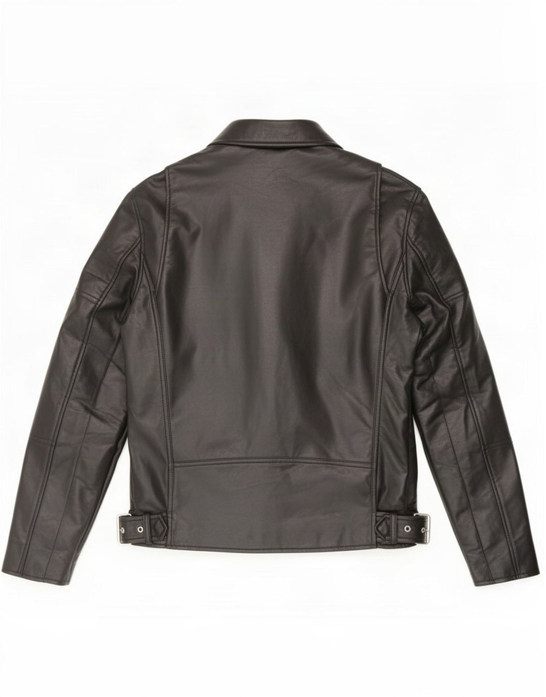 Zara Veste de motard en similicuir pour homme UK 38 Noir moyen