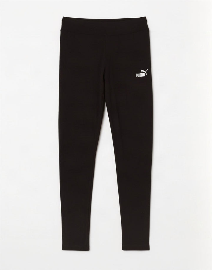 Puma Leggings Femme UK 42 Coton Noir Moyen