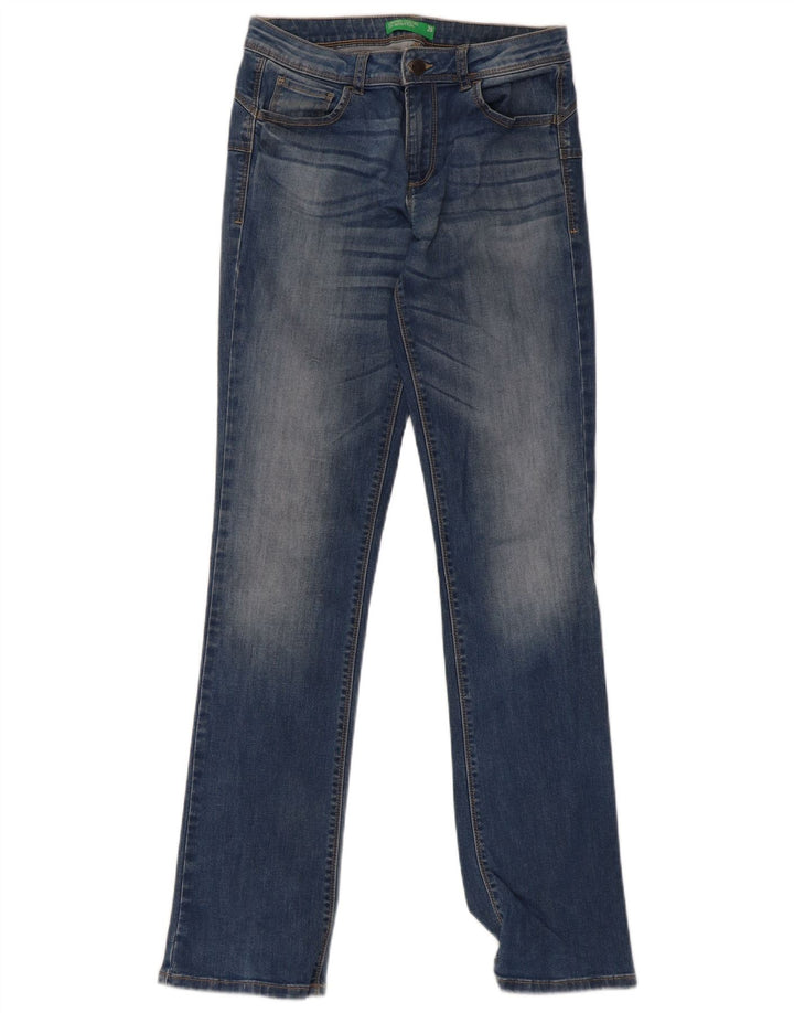 Benetton Jean Slim Femme W28 L32 Bleu