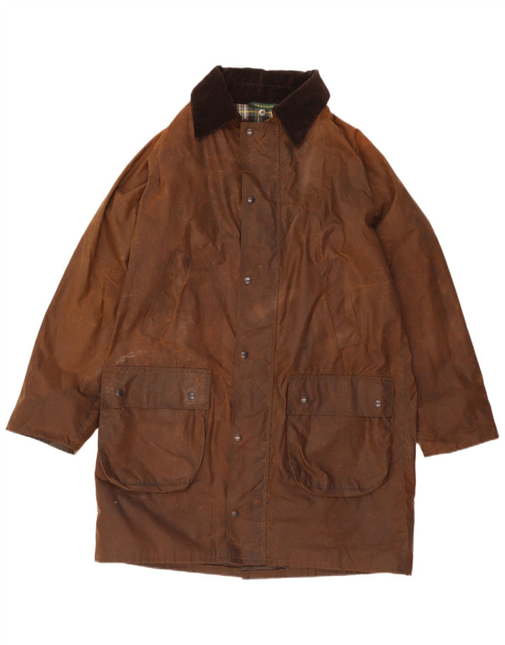 Caber Classics Veste en coton ciré pour homme UK 38 Coton marron moyen