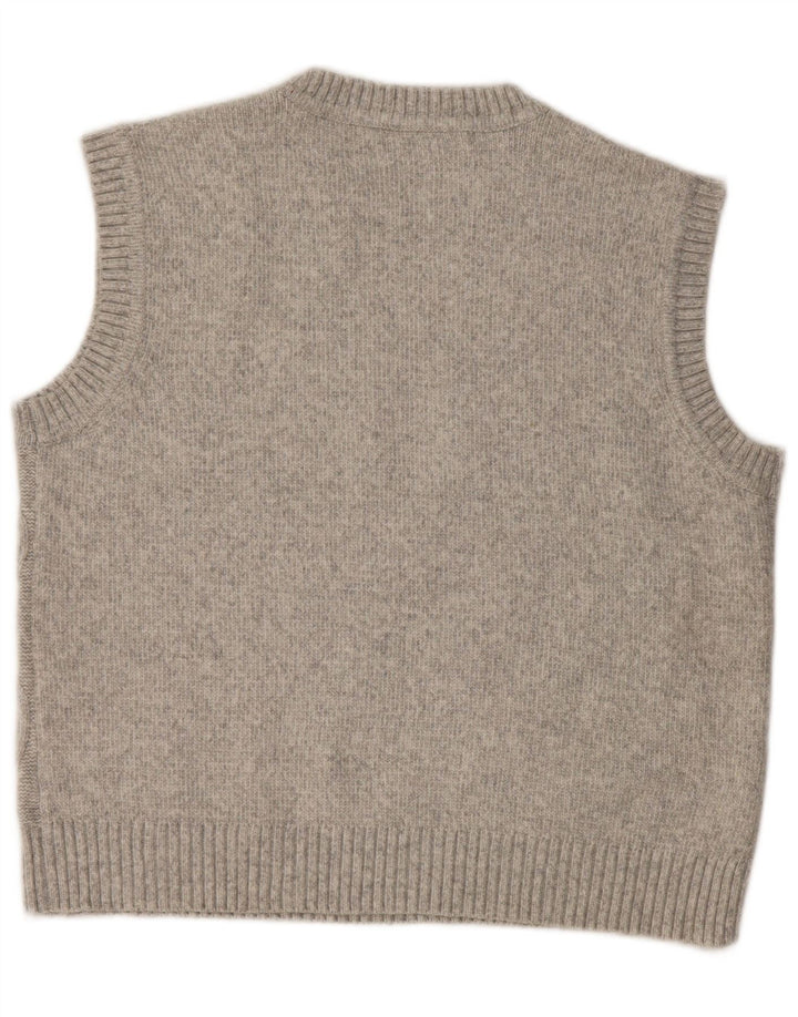 Marks & Spencer Débardeur Gilet Femme UK 44 Gris Moyen Polyester
