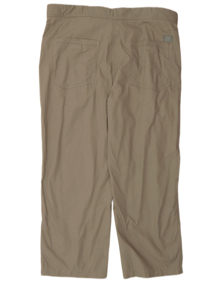 Chaps Pantalon Chino Droit Homme W36 L32 Gris Coton