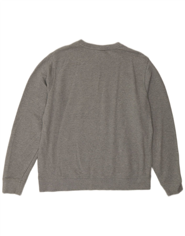 Nike Homme Sweatshirt Jumper XL Gris Moucheté Coton